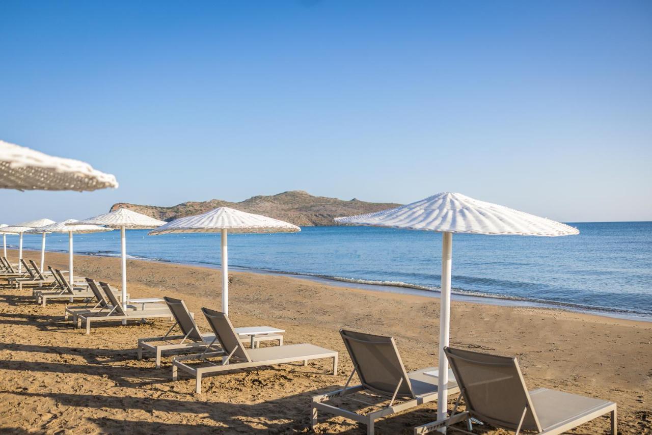 เยียนนูลิส ซานตามารีนา บีช โฮเต็ล Hotel Agia Marina  ภายนอก รูปภาพ