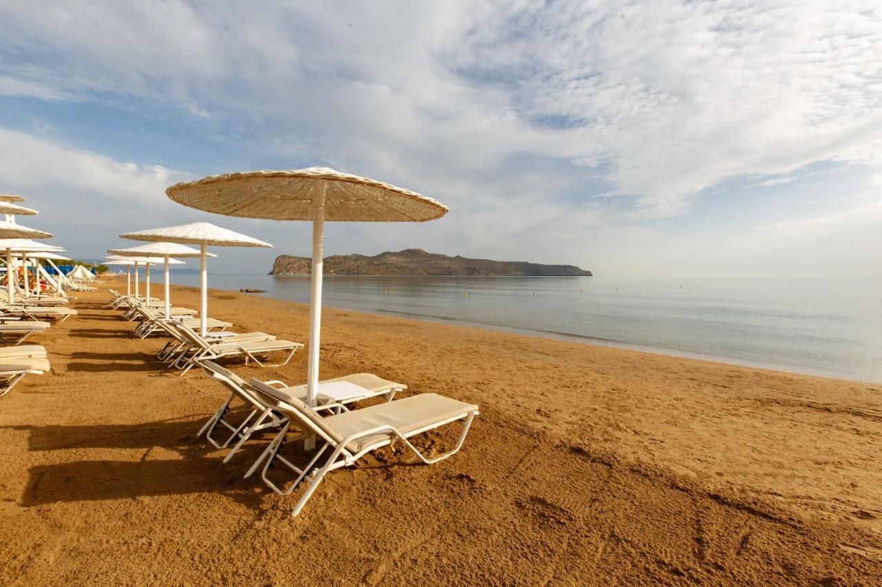 เยียนนูลิส ซานตามารีนา บีช โฮเต็ล Hotel Agia Marina  ภายนอก รูปภาพ