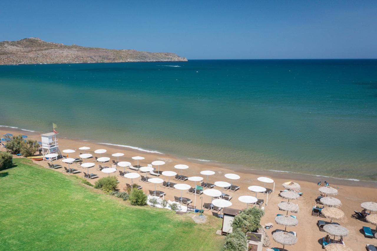 เยียนนูลิส ซานตามารีนา บีช โฮเต็ล Hotel Agia Marina  ภายนอก รูปภาพ